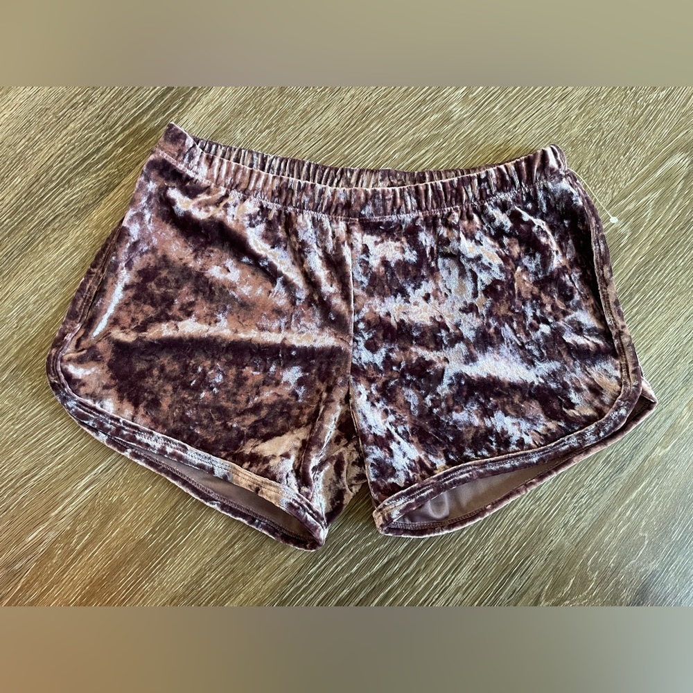 NEW Velvet mini shorts